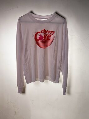 Coca Cola White Cotton Shirt